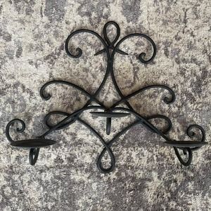 3 Candle Holder made of Iron Foldable